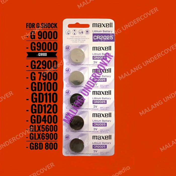 BATRE BATEREI G-SHOCK G9000 G 9100 G2900 G 7900 GD 100 GBD 800 CR 2025