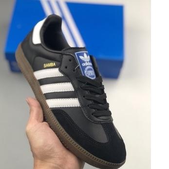 SEPATU ADIDAS SAMBA VEGAN CORE BLACK GUM ORIGINAL BNIB FULL TAG