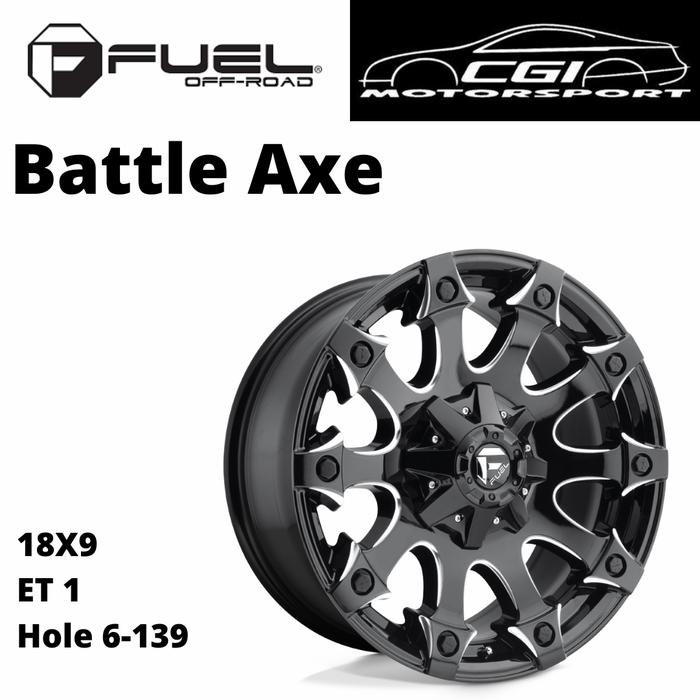 Velg Mobil Ring 18 Fuel Battle Axe Original.