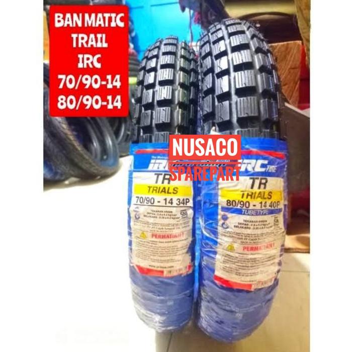 Ban Luar IRC Matic Semi Trail 70/90 14 Original Asli IRC