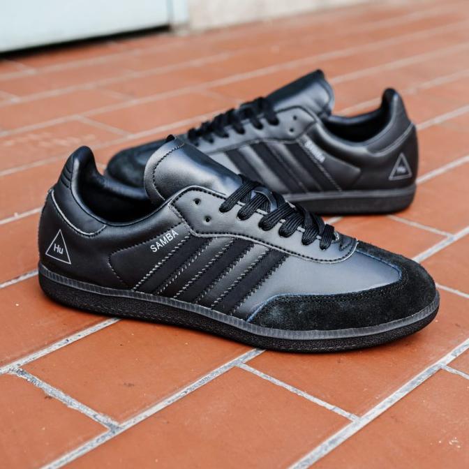 SEPATU ADIDAS SAMBA X PHARREL WILLIAMS ORIGINAL FULL BLACK TERMURAH