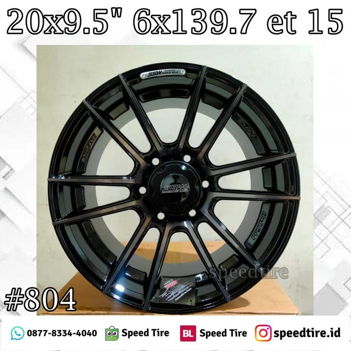 Velg Concave R20 804 6x139.7 ori SSW S232 Hilux Fortuner Triton