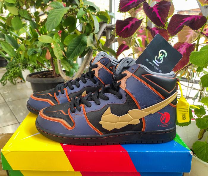 Gundam x Nike SB Dunk High "Banshee" DH7717-400|100% Original