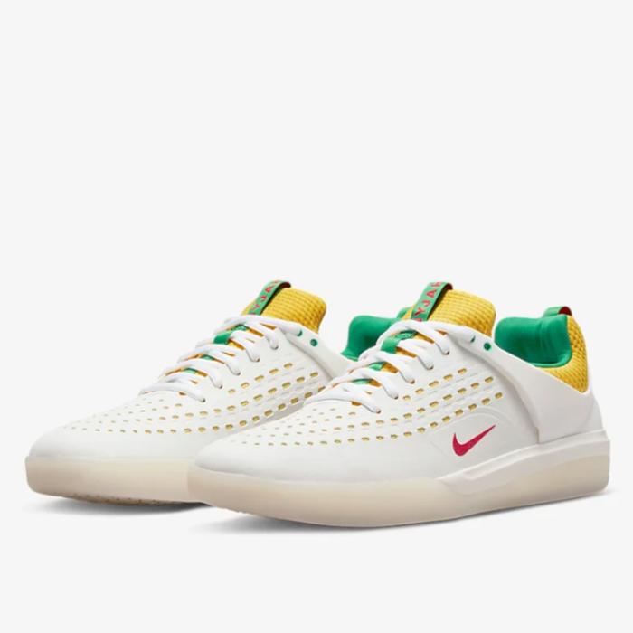 NIKE SB NYJAH 3 WHITE YELLOW GREEN GREEN DO9403-100