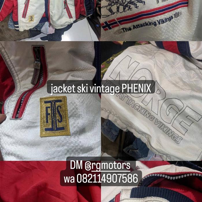jacket jaket vintage phenix ski jaspo