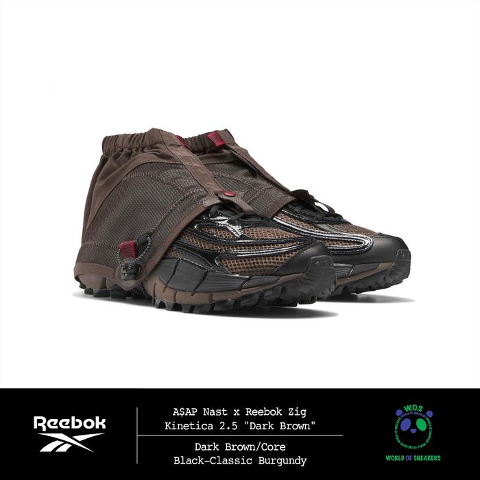 A$AP Nast x Reebok Zig Kinetica 2.5 “Dark Brown”