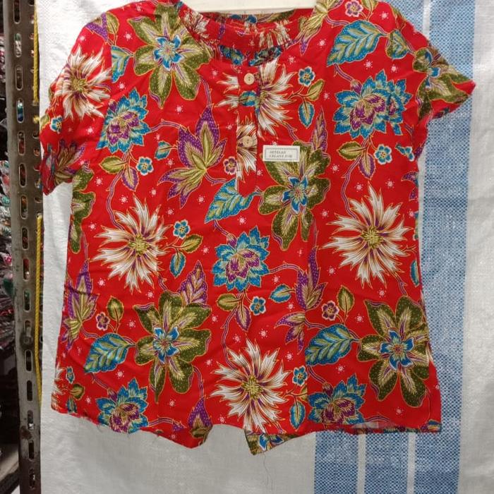 Stelan Kulot Batik Kencana Ungu
