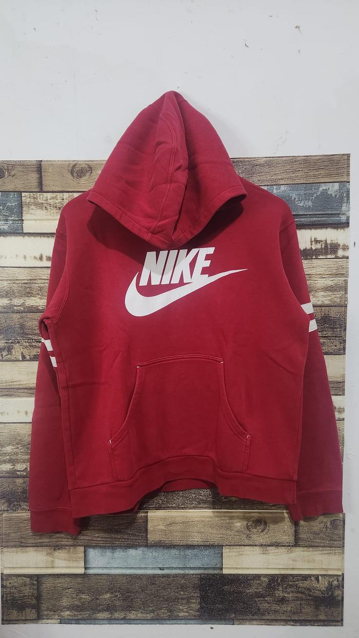 Nike Swoosh y2k Hoodie Red ( Size S-M )