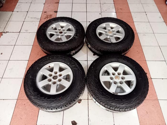 velg bekas murah oem ring 16 pcd 6x139 + ban a/t 245 75 r16