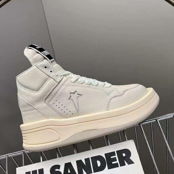 Rick Owens Drkshdw x Converse Turbowpn White
