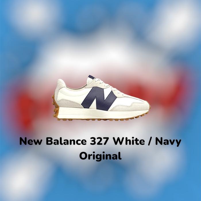 New Balance 327 White / Navy ORIGINAL (WS327KB)
