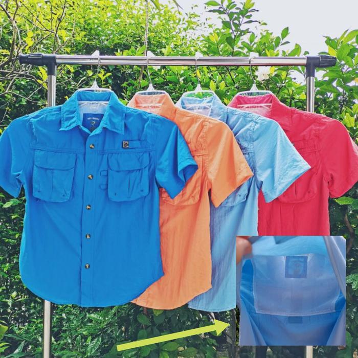 Reel Legends Kids Boys Fishing Shirt button down outdoors, Original