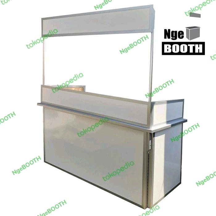 Booth Portable/ Event Desk/ Meja Lipat JUMBO 150 x 60 x 80 Full Palang