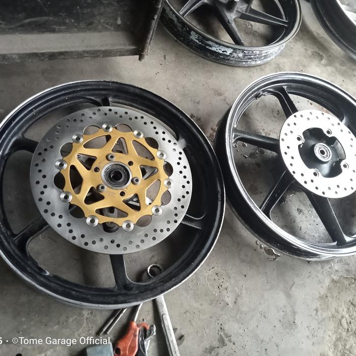 velg cbr old thailand 185+215 custom disc gede (PNP NINJA R SS RR)