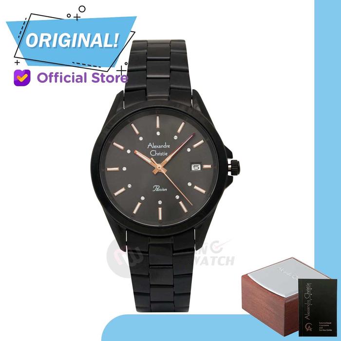 Jam Tangan Wanita Analog Alexandre Christie 2836LD AC2836 AC 2836 LD 2836 LDBIPBARG Original Garansi