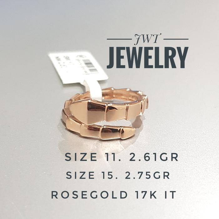 CINCIN EMAS FASHION BVL SERPENTI CLASSIC POLOS VIPER CANTIK ELEGANT