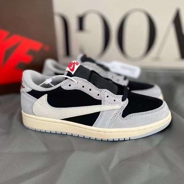 Travis Scott x Nike Air Jordan 1 Low Military Black Grey