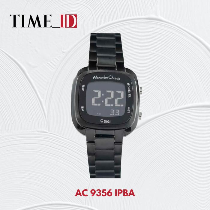 Jam Tangan Alexandre Christie AC 9356 FULL BLACK WANITA