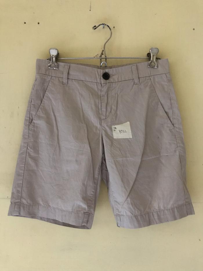 Celana chino pria Uniqlo cokelat Original Second