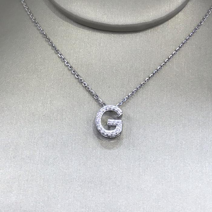 KALUNG EMAS INISIAL HURUF G 750 KKE0544