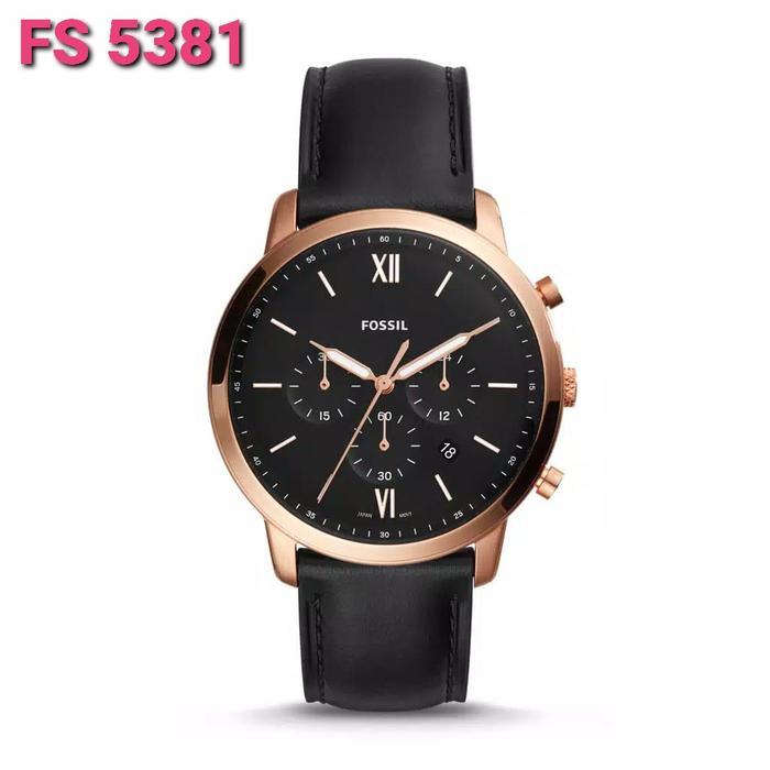 Jam Tangan Pria FS5381 FS 5381 Kulit Stainless Watches