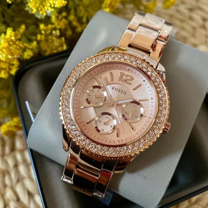 Jam Tangan Wanita ES3590 ES 3590 Stainless