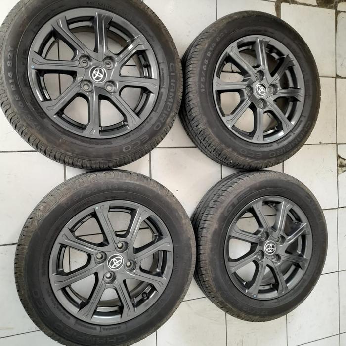 velg oem std new agya facelift ring 14 pcd 4x100 ban 175 65 R14 ayla