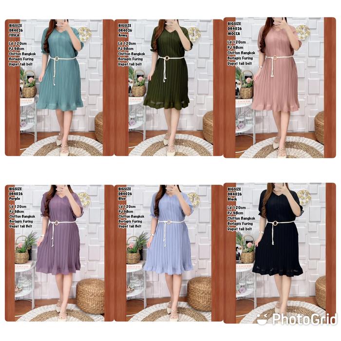DR4026 Dress Chiffon Bangkok 135.000