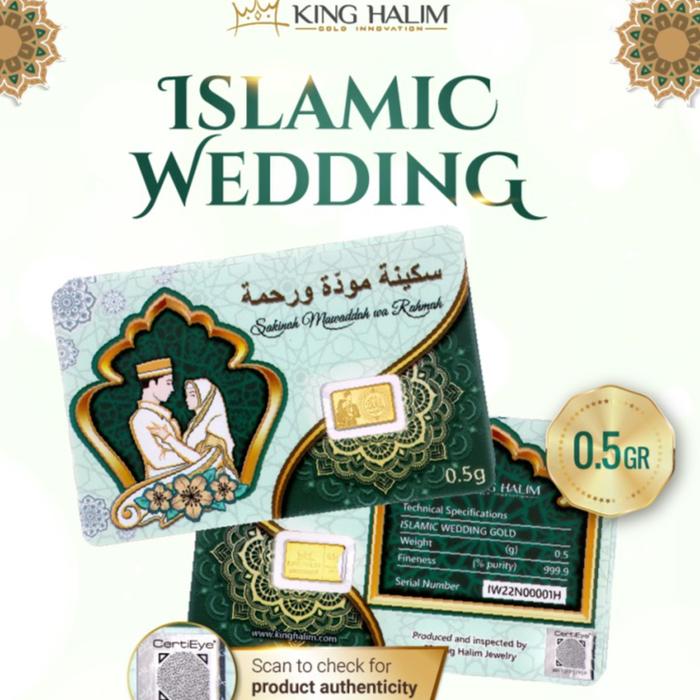 MAS KING HALIM 0.5 Gram ISLAMIC WEDDING