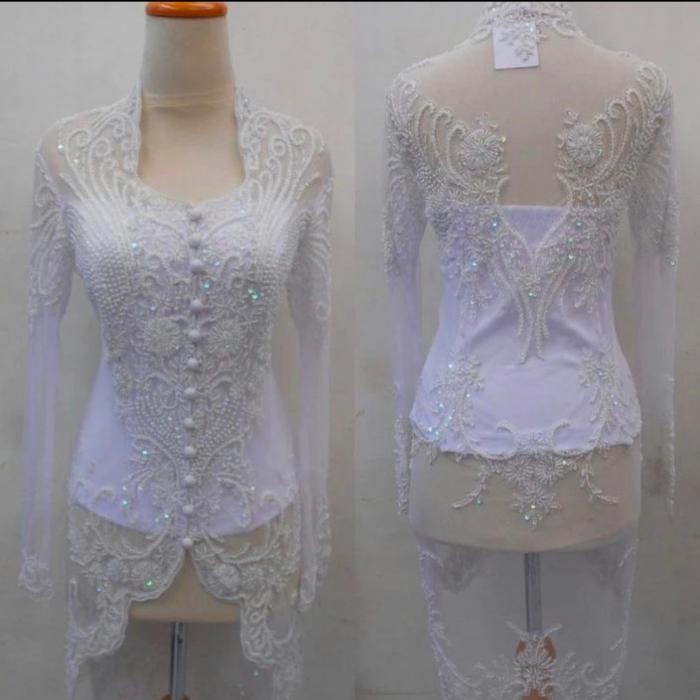 kebaya pengantin model pingguin-baju kebaya panyet modern