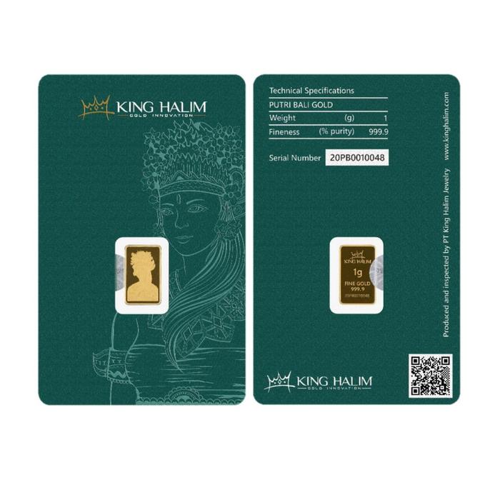 MAS KING HALIM 0.5 Gram PUTRI BALI
