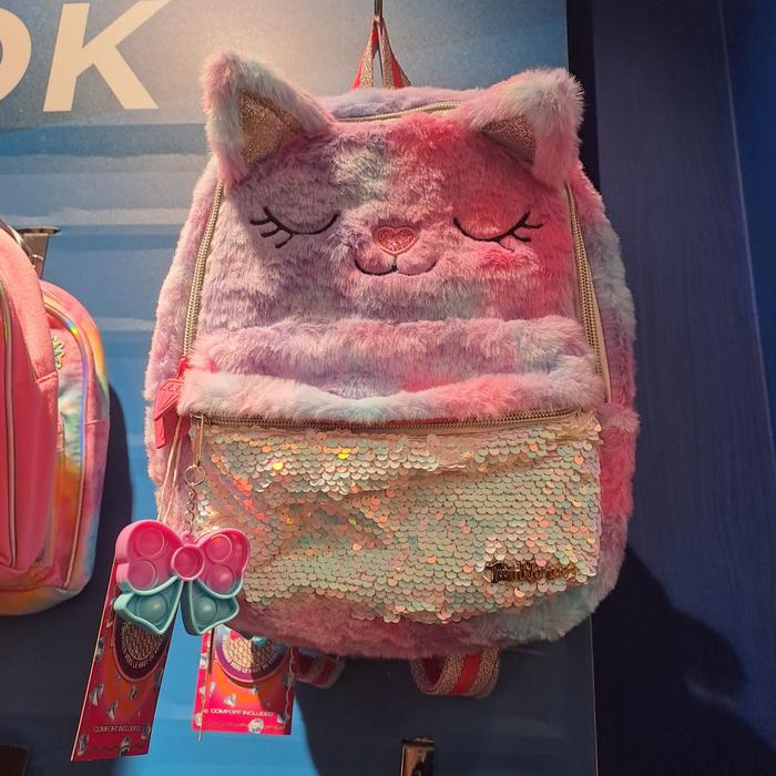 Tas ransel Skechers Original mini backpack twinkle toes fluffy cat