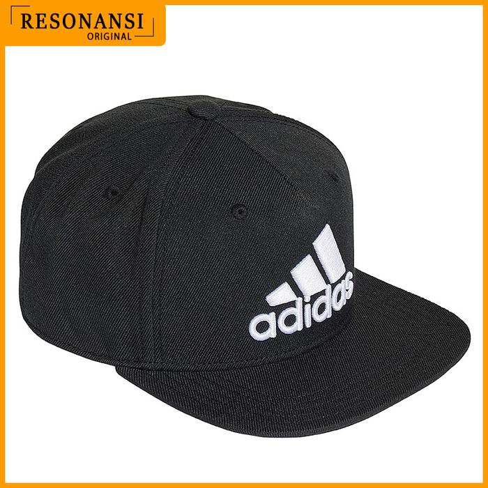 TOPI PRIA TERBARU ADIDAS ORIGINAL SNAPBACK LOGO CAP HITAM KEREN