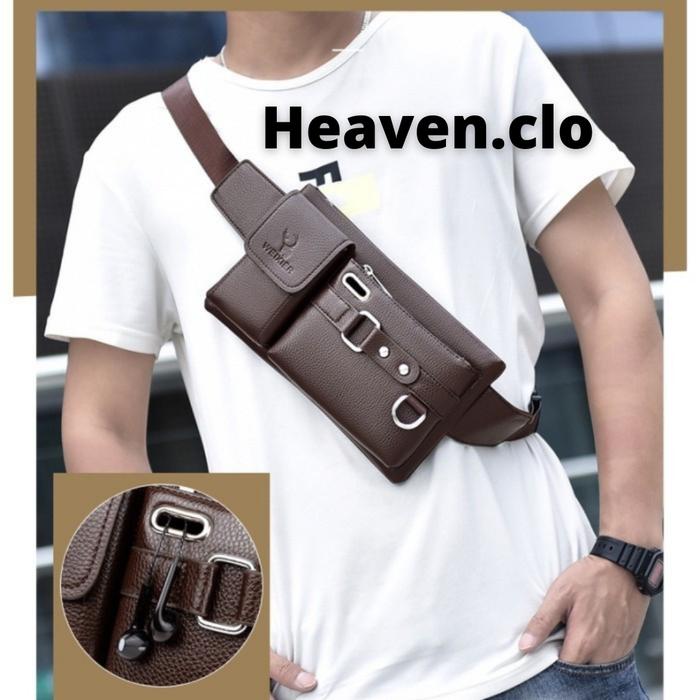 CK ZORRO WAISTBAG / TAS KULIT EKSKLUSIF BERKUALITAS