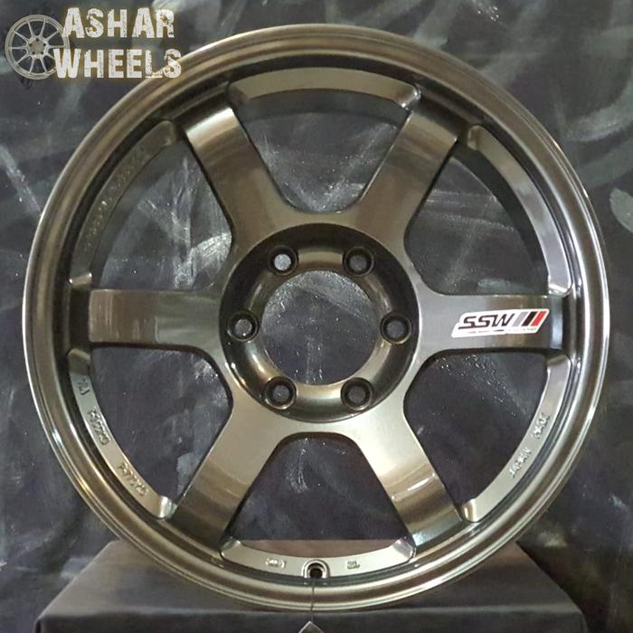 velg mobil ssw thailand ring 18 gunmat termurah promo TE37