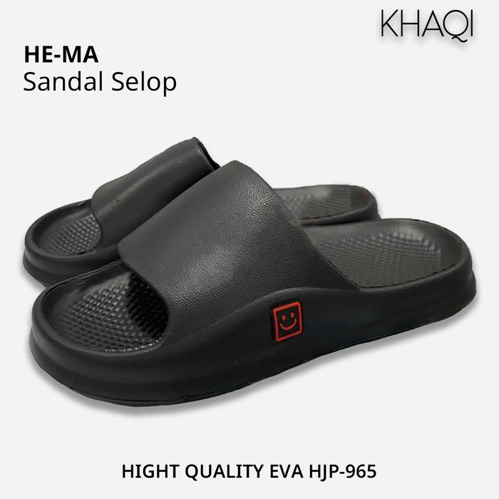 Sandal Cowok Hema Anti Slip Lembut Ringan HE-MA HJP965 Original