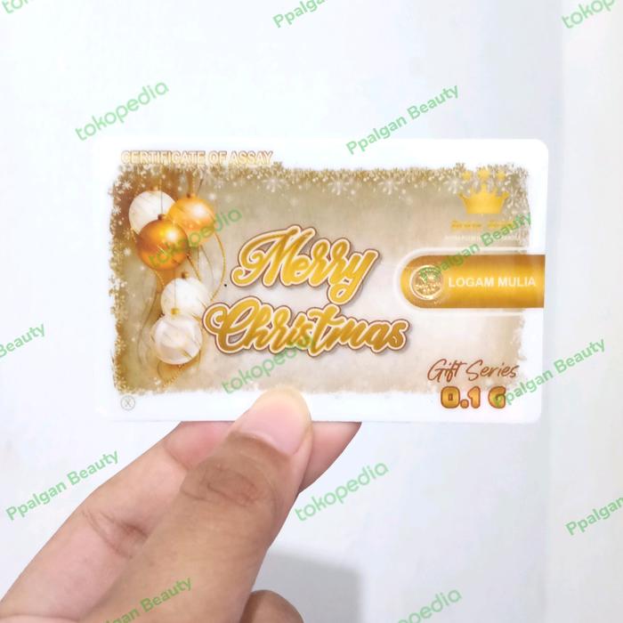 BABY GOLD GIFT SERIES MERRY CHRISTMAS hadiah emas natal