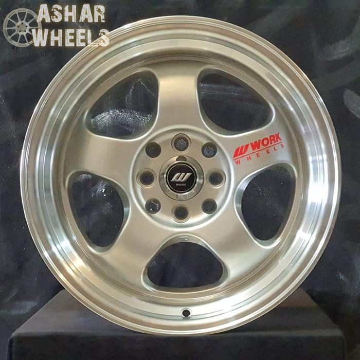 velg mobil ring 16 maister 4x100 4x114,3 silver lip polis termura