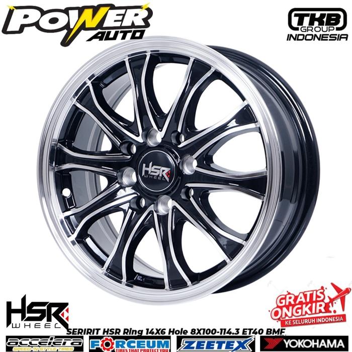 VELG RACING MOBIL RING 14 HSR SERIRIT BISA BUAT AVANZA/BRIO/SIGRA