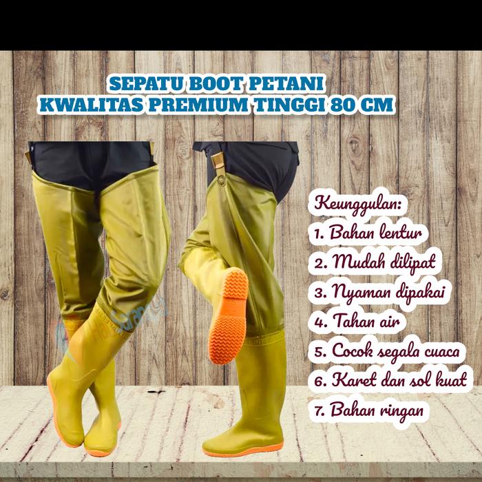 sepatu petani jepang sepatu pertanian boot tani 80 cm