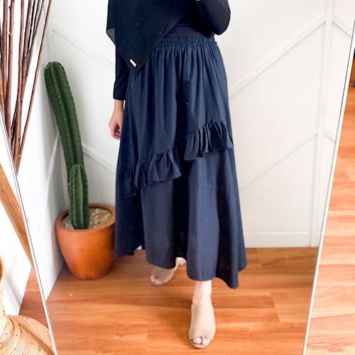 Rok Panjang wanita AIDHA SKIRT model susun
