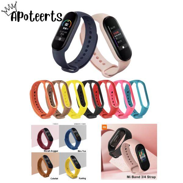 Strap Jam Tangan untuk Xiaomi Mi Band 6 5 4 3 Premium Polymer Lembut