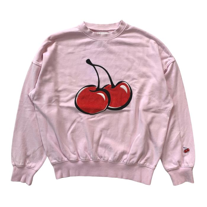 KIRSH SS2020 Big Cherry Light Pink Oversize Sweater - Unisex - 1 fit M