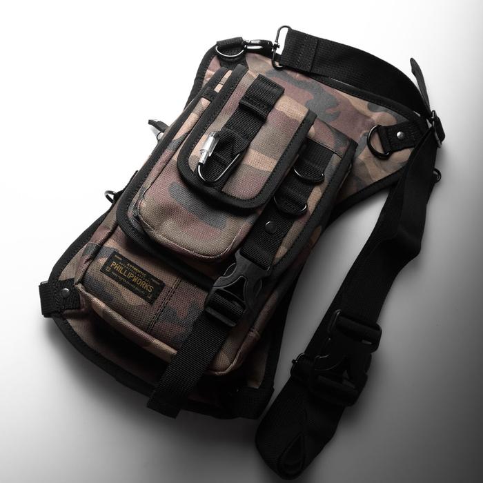 TAS SELEMPANG PRIA PHILLIP WORKS HOLSTER ARMY
