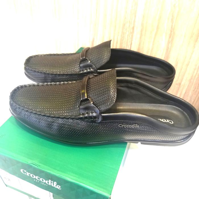 Sepatu Pria CROCODILE Original Bahan Kulit model Sepatu Sandal