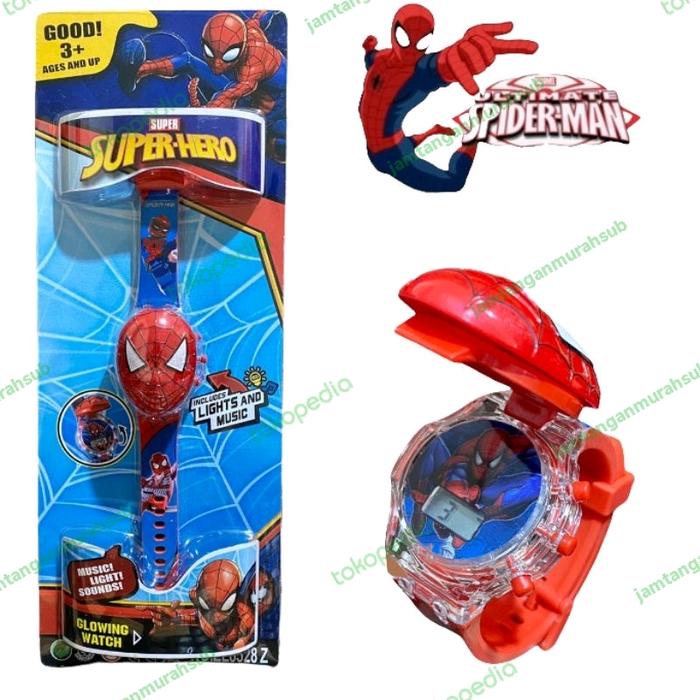 jam tangan anak led musik karakter reza arap Yb