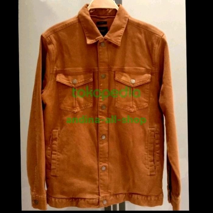 WOOD Jaket Levis Pria 100% Original,RegularFit