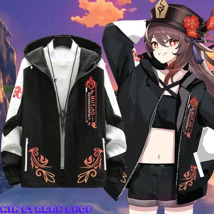 Jaket Hutao Genshin Impact / Jaket Hu tao / Hoodie Hu tao