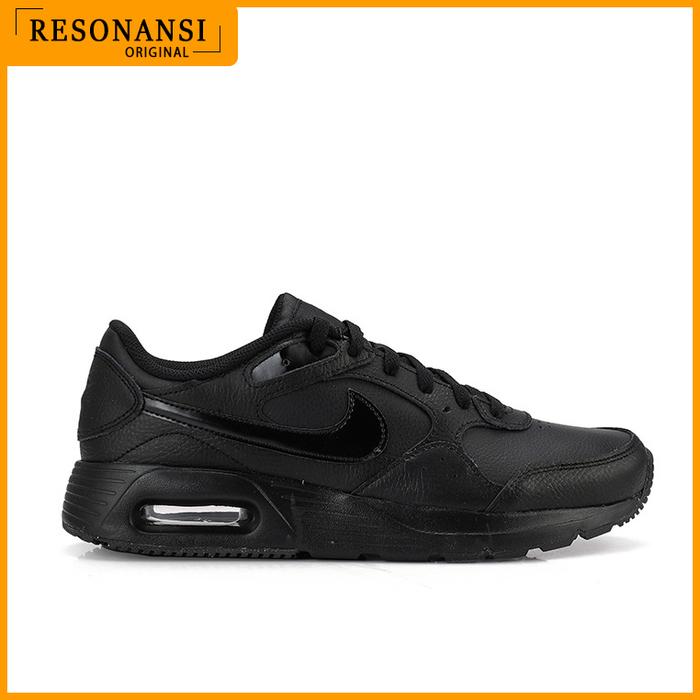 SEPATU PRIA TERBARU NIKE ORIGINAL SNEAKERS AIR MAX SC LEATHER HITAM