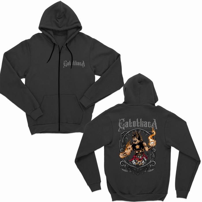 JAKET ZIPPER WAYANG GATOTKACA SERIES BIG SIZE JUMBO